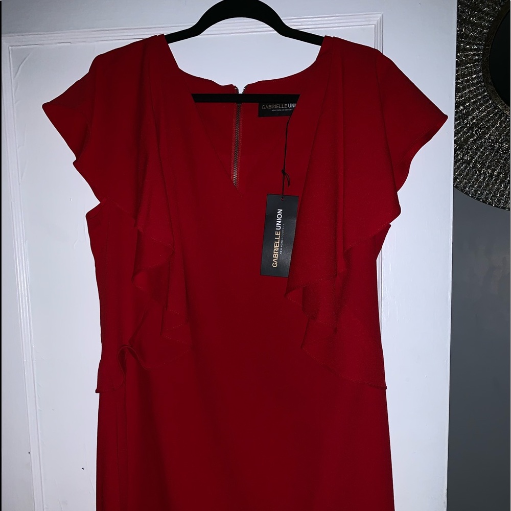 New York and Company Size L Gabrielle Union dress